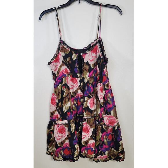 Urban Outfitters Womens Medium Dress Floral Babydoll Whimsical Sexy Cottagecore - Picture 4 of 8
